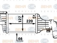 Intercooler OPEL ASTRA G hatchback F48 F08 HELLA 8ML376723181