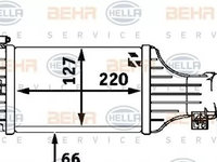 Intercooler OPEL ASTRA G hatchback F48 F08 HELLA 8ML 376 723-181 PieseDeTop