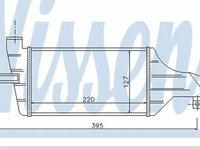 Intercooler OPEL ASTRA G hatchback F48 F08 NISSENS 96789 PieseDeTop