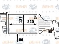 Intercooler OPEL ASTRA G limuzina F69 HELLA 8ML376723181