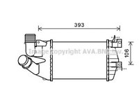 INTERCOOLER OPEL ASTRA H 2004->2009 Radiator intercooler 1,3 - 1,7 - 1,9CDTi 26x18x62 PIESA NOUA ANI 2004 2005 2006 2007 2008 2009
