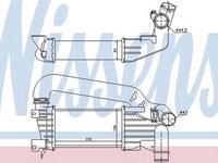 Intercooler OPEL ASTRA H GTC L08 NISSENS 96592