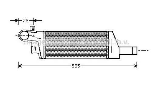 Intercooler OPEL CORSA C F08 F68 AVA OL4322 PieseDeTop