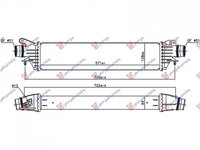 INTERCOOLER OPEL CORSA E 2015->2019 Radiator intercooler 1.6 TUR. OPC benzina PIESA NOUA ANI 2015 2016 2017 2018 2019