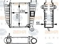 Intercooler OPEL OMEGA B combi 21 22 23 HELLA 8ML376723001