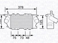 Intercooler OPEL VECTRA B combi 31 MAGNETI MARELLI 351319203490