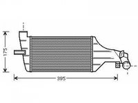 INTERCOOLER OPEL ZAFIRA A 1999->2005 Radiator intercooler 2,0 - 2,2DTi 22,0x12,7x6,6 PIESA NOUA ANI 1999 2000 2001 2002 2003 2004 2005