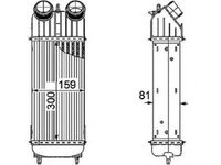 Intercooler PEUGEOT 1007 (KM_) (2005 - 2016) NRF 30196