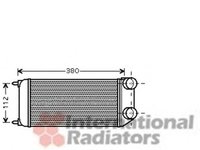 Intercooler PEUGEOT 206 SW 2E K VAN WEZEL 40004294