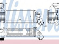 Intercooler PEUGEOT 406 (8B) (1995 - 2005) NISSENS 96765