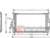 Intercooler PEUGEOT 406 8B VAN WEZEL 40004273