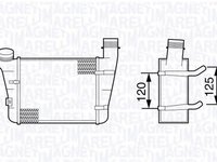 Intercooler PEUGEOT 406 Break 8E F MAGNETI MARELLI 351319203410