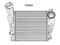 Intercooler Porsche Cayenne Turbo (92A/955/9PA), 06.2010-2017, Cayenne Turbo S (92A), 10.2012-2017, Cayenne Turbo S (955/9PA), motor 4.8 V8T, benzina, cu/fara AC, aluminiu brazat/plastic, 288x280x62 mm,