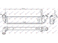 INTERCOOLER RENAULT KANGOO 1997->2007 Radiator intercooler 1.5 DCI 657x93x85 2003->2008 PIESA NOUA ANI 1997 1998 1999 2000 2001 2002 2003 2004 2005 2006 2007