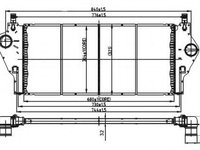 Intercooler RENAULT LAGUNA II Sport Tourer (KG0/1_) (2001 - 2016) NRF 30432