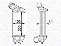 Intercooler RENAULT LAGUNA III Grandtour KT0 1 MAGNETI MARELLI 351319202790