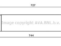 Intercooler RENAULT MEGANE II BM0 1 CM0 1 AVA RT4482