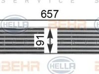 Intercooler RENAULT MEGANE III hatchback BZ0 HELLA 8ML376760761