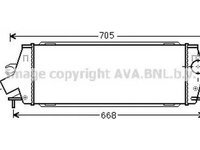 Intercooler RENAULT TRAFIC II caroserie FL AVA RT4456 PieseDeTop