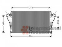 INTERCOOLER SAAB 45172 2002->2006 Radiator intercooler 1 9 CDTI 647x415x34 PIESA NOUA ANI 2002 2003 2004 2005 2006