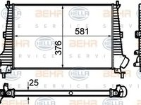 Intercooler SAAB 9-5 YS3E HELLA 8ML 376 760-601