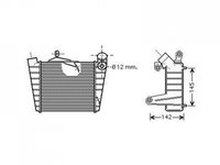 INTERCOOLER SEAT CORDOBA 2002->2009 Radiator intercooler benzina - ulei 18 - 19 - 64 PIESA NOUA ANI 2002 2003 2004 2005 2006 2007 2008 2009