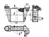 Intercooler SEAT IBIZA IV 6L1 NRF 30476