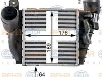 Intercooler SKODA OCTAVIA 1U2 HELLA 8ML 376 700-701