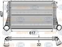 Intercooler SKODA OCTAVIA 1Z3 HELLA 8ML 376 746-121