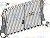 Intercooler SKODA YETI 5L HELLA 8ML 376 746-721