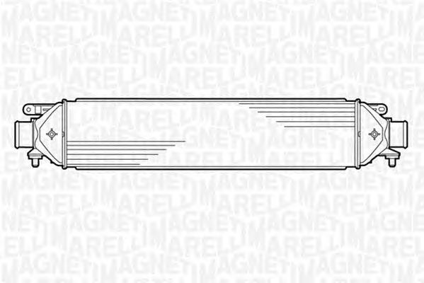 Intercooler SSANGYONG KORANDO KJ MAGNETI MARELLI 351319201470