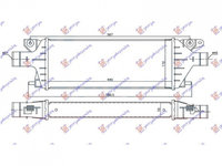 INTERCOOLER SUZUKI SX 4 2006->2012 Radiator intercooler 2 0 JTD 440x172x55 PIESA NOUA ANI 2006 2007 2008 2009 2010 2011 2012