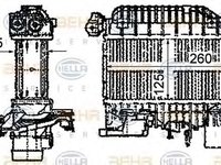 Intercooler TOYOTA AVENSIS T22 HELLA 8ML 376 760-651