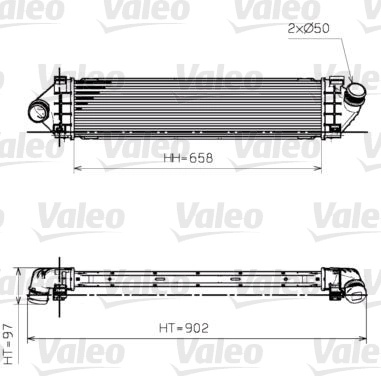 Intercooler Valeo FORD FOCUS C-MAX (DM2) 2003-2007 - 818246