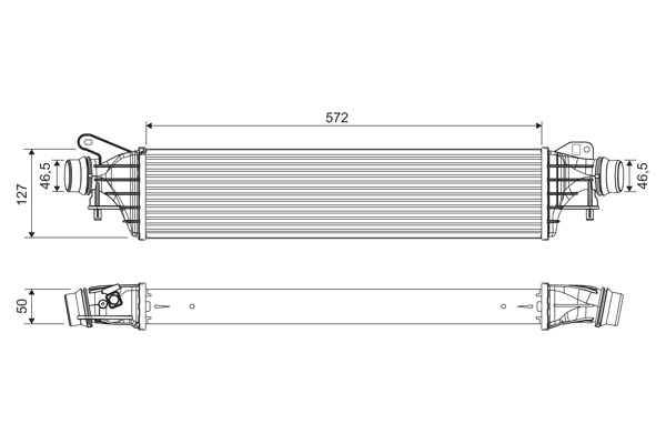 Intercooler Valeo VAUXHALL CORSA Mk IV (E) (X15) 2014-2019 - 822909