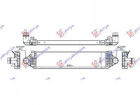 INTERCOOLER VOLVO S60 2016-> Radiator intercooler 1.5-2.0 (?2-?3-T4) benzina - 2.0 (D2-D3) diesel (655x150x40) PIESA NOUA ANI 2016 2017 2018 2019