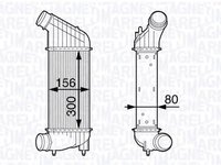 Intercooler VOLVO XC70 II MAGNETI MARELLI 351319202040