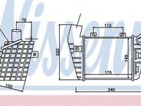 Intercooler VW GOLF III Variant 1H5 NISSENS 96795