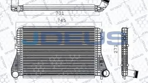 Intercooler VW JETTA III 1K2 JDEUS 801M03A PieseDeTop