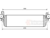 Intercooler VW MULTIVAN V 7HM 7HN 7HF 7EF 7EM 7EN VAN WEZEL 58004313