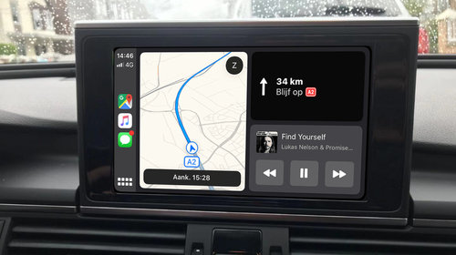 Interfata carplay wireless Android Auto pentru Audi A3 A4 A5 A8 Q3 Q5 cu MMI 3G