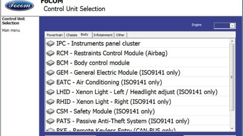 Interfata diagnoza tester scanner FOCOM - Ford Vcm OBD - FORD