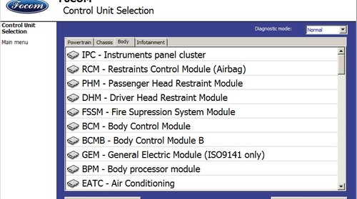 Interfata diagnoza tester scanner FOCOM - Ford Vcm OBD - FORD