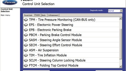 Interfata diagnoza tester scanner FOCOM - Ford Vcm OBD - FORD