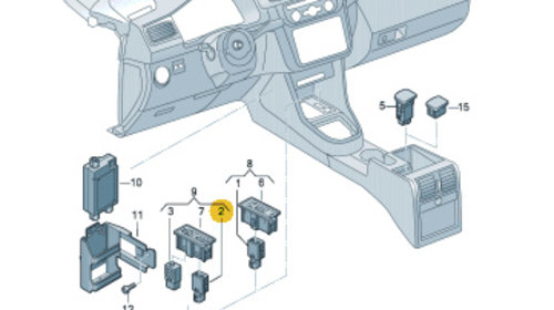 Interfata USB Volkswagen Caddy 5Q0035726E ⭐