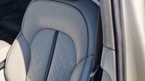 Interior Audi A8 4h piele crem ventilatie Aud