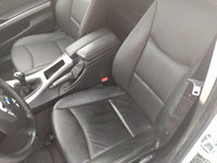 Interior BMW E90,piele neagra, de pe masina volan stanga