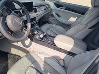 Interior complet piele alba perforata cu incalzire si ventilatie Audi A8 S8