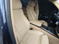 Interior complet piele crem ( scaune, bancheta, fete de usi, cotiera ) BMW X5 E70
