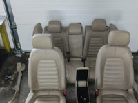 Interior complet piele cu incalzire spate fata Vw Passat B7 B6 2.0 TDI cod motor CFF an 2011 combi